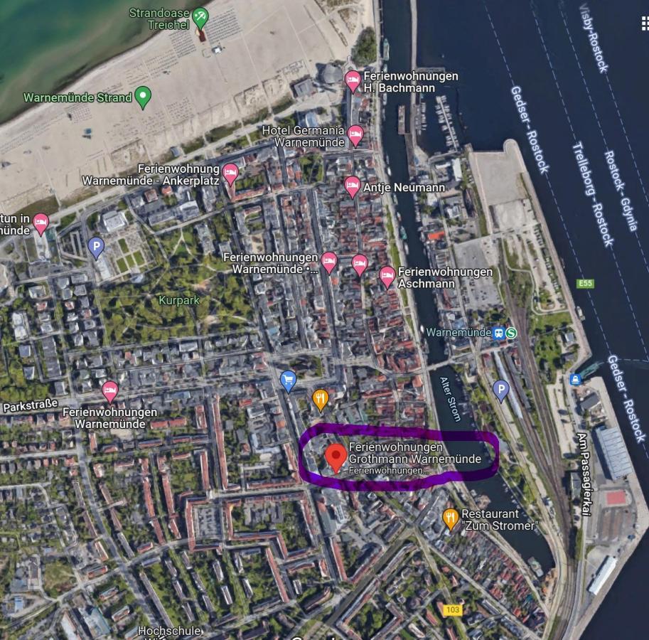 Meeresbriese Warnemuende Rostock Bagian luar foto